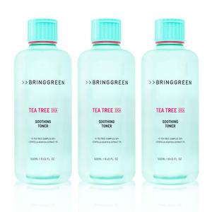 브링그린 티트리 시카 수딩 토너 500ml 피지케어 3개