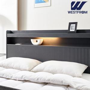 모던 루트) LED 템바보드 수납침대(SS) / 침대 프레임만 / 전국착불