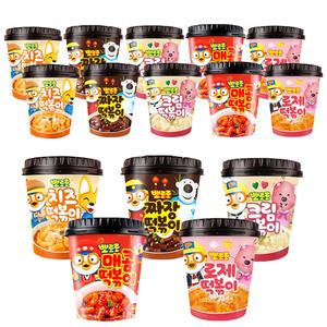 뽀로로 컵떡볶이 치즈110g 3개+짜장110g 3개+크림115g 3개+매콤120g 3개+로제115g 3개 (총15개)