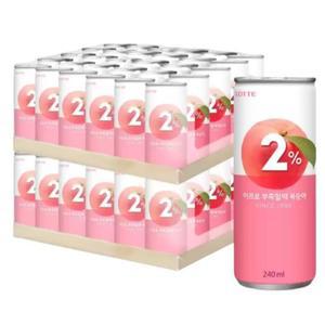 2% 부족할 때 복숭아맛 240ml x 60캔