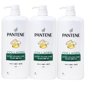 팬틴 샴푸 볼륨 1200ml 3개