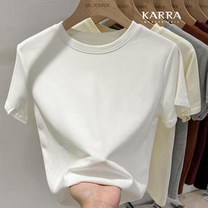 KARRA 밀키터치티셔츠_A4M1269