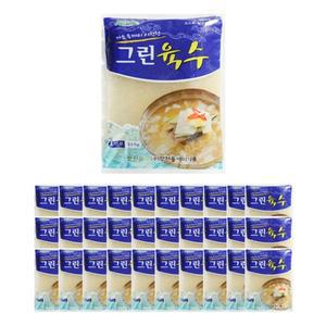 맛찬들 백미 그린 냉면육수 340g 1박스 30개