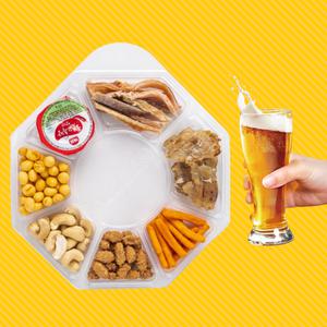 (기프트크루 맥주안주) 7종세트C 주전부리 혼술 캠핑 와인 하이볼 마른 안주 소포장 어르신 회사 워크샵 체육대회 버스대절 관광버스 산악회 등산 단체 간식