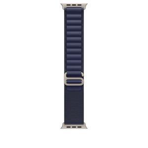 Apple 정품 49mm 네이비 알파인 루프 (M) 내추럴 티타늄 마감 MXMY3FE/A
