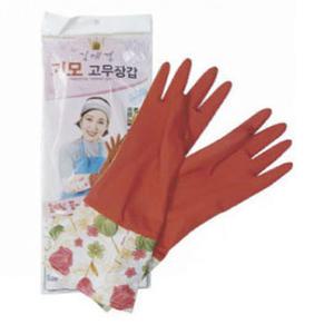 기모 고무장갑 10개 묶음 김장 작업 겨울철 세차 설거지 손시럼방지