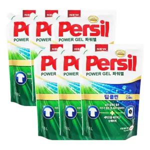 헨켈 퍼실 세탁세제 리필 파워젤 1.5L x 6개
