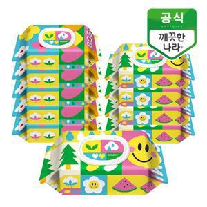 보솜이 펀앤플레이 라이트 아기물티슈 캡형 60매 10팩