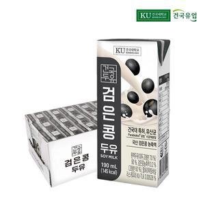 [기타]건국두유 검은콩 두유 190ml 24팩