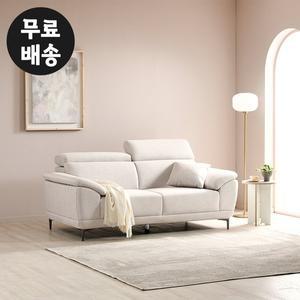 [벤티스가구]에논 헤드레스트 패브릭 3인용 소파 고급 소형 작은 신혼부부 클린 쇼파(크림화이트)