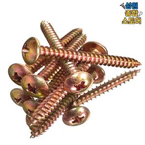 철 1종 트러스 머리 나사 태핑 트러스 우산 둥근 머리 M4 M4X16mm 1000개