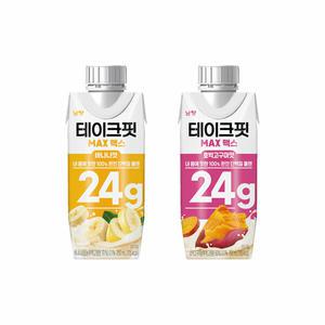 테이크핏 맥스24G 바나나맛 250mL x 24개 + 호박고구마맛 250mL x 24개