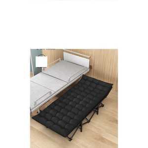 캠핑 야전 침대 접이식 병원 간병인 1인용 간이 베드 A타입 - 블랙(68x178cm)