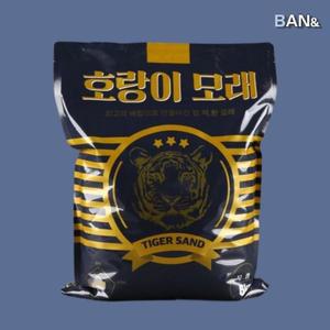 [기타] 호랑이모래 고양이 모래 먼지없는 벤토나이트 응고형 무향 6kg x 3개