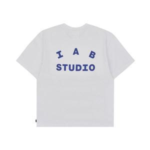 아이앱 스튜디오 티셔츠 화이트 네이비 - 22FW IAB Studio T-Shirt White Navy