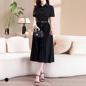 클라셰 시크카라플리츠원피스+벨트SET_B5M0080