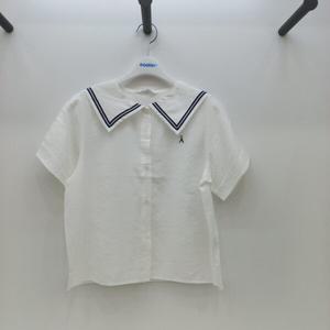 [에꼴리에]4부 캐주얼 세라 블라우스(24B1651 WT)