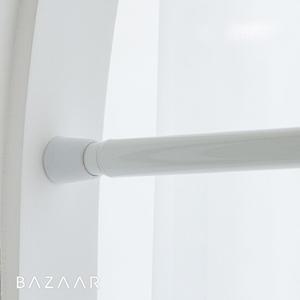 바자르 편리한 길이조절 화이트 압축봉(67~115) 두꺼운 25mm