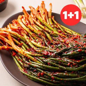[1+1][반찬세트][이광석장인]파김치1kg+1kg 깻잎무침 무말랭이 오징어젓갈 고