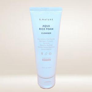 (MB)에스네이처 아쿠아 라이스 약산성 클렌징폼 160ml (1개)