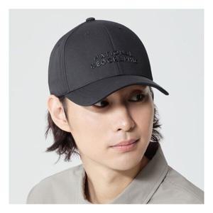 내셔널지오그래픽 N245AHA520 고주파 로고 볼캡 BLACK 792438
