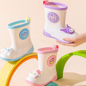 어린이 장화 키즈 레인부츠 시나모롤 쿠로미 마이멜로디