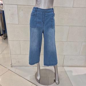 [크로커다일레이디]와이드핏 데님 팬츠C