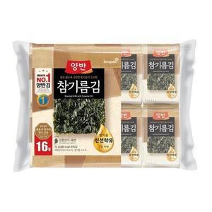 [동원]양반 참기름김 4g 16봉 4개