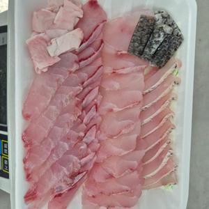 신안 민어회 슬라이스 350g 뱃살 부레 껍질 등살 외