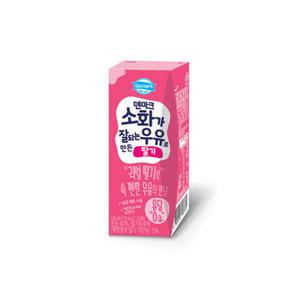 덴마크 소화가잘되는 딸기우유 멸균 190ml 24팩