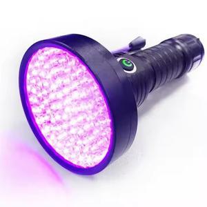 UV 손전등 100 128 LED USB Type-C 충전식 20W 고출력 방수 애완 동워터 소변 감지기 전갈 디스크 골프 파