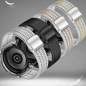 갤럭시 워치 6 클래식 밴드, 22mm 20mm, 47mm 43mm, 5pro 6 5 4 워치 4 클래식 45mm 40mm 44mm 46mm 스테인레스 스틸 스트랩