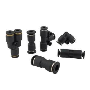 공압 피팅 플라스틱 변경 지름 파이 커넥터, 3mm 4mm 5mm 6mm, 공기 물 호스 튜브 푸시 인 PU 스트레이트 P