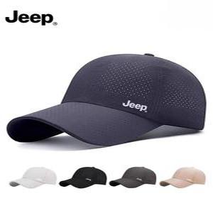 JEEP 모자 남성용 여름 야외 메쉬 통기성 낚시 자외선 차단 야구 모자