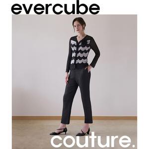 [Evercube Couture] 블룸 G플리츠 팬츠
