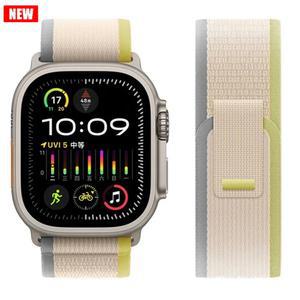 트레일 루프 Apple Watch 울트라 2 밴드 49mm 44mm 40mm 45mm 41mm 42mm 38 correa 팔찌 iWatch 시리즈 7 6 se 8 9 10 46mm 스트랩