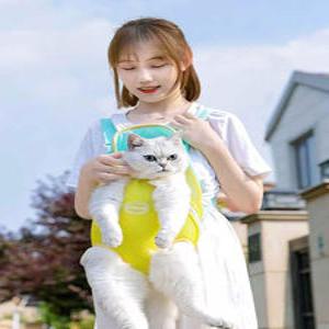 숨쉬는 캣 슬링백 고양이 외출 이동가방 강아지 통기성 이동장 올리브그린, M 강아지가방