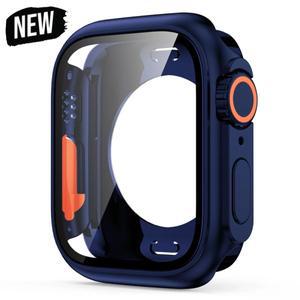 Apple Watch 용 화면 보호기 커버 44mm 하드 PC 전면 후면 범퍼 케이스 Iwatch 10 9 8 7 6 Ultra로 변경