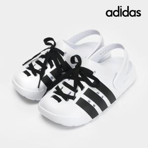 아디다스 샌들 아딜렛 클로그 2.0 화이트 JR4027