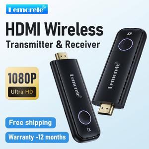 HDMI 송신기 Lemorele 1080P 무선 수신기 노트북 TV 프로젝터 모니터 용 비디오 익스텐더 키트 어댑터