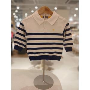 [부산점][블루독베이비][블루독베이비]STRIPE카라 스웨트셔츠(4511933406)