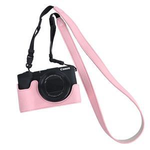 CANON 호환 V1  케이스 카메라 가방 Powershot PU 크로스바디 숄더 스트랩