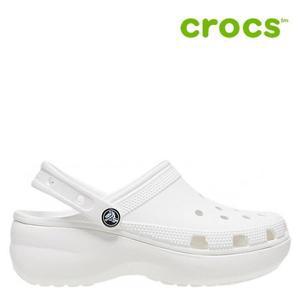 [하프클럽/] 샌들 /H7- 206750-100 / Womens Classic Platform Clog White