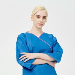 세종헬스케어 일회용 검진복 상의 여성용 10매입
