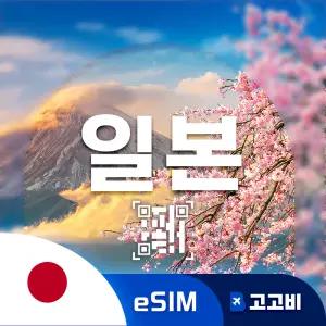eSIM 일본 이심 데이터 무제한 매일 1GB 6일