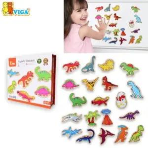 비가 V50289 원목 자석 공룡 20P놀이 교구
