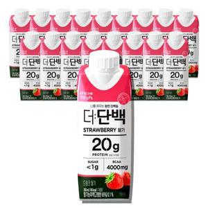 더단백 딸기 프로틴 250ml 18개 단백질음료