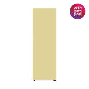 [으뜸효율 대상] LG 컨버터블 패키지 오브제컬렉션 Fit & Max 냉장고 오토도어 크림레몬 X324GN3S 387L 1등급