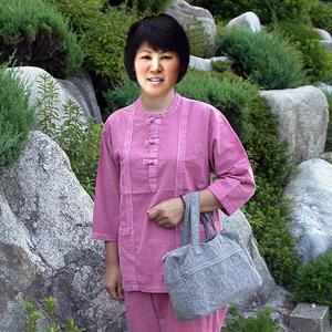 [U-02]30수 남녀공용 여름 칠부 /천연염색 생활한복/개량한복/우담바라