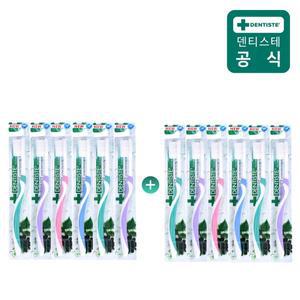 [덴티스테] 이중모칫솔 6개 + 6개 증정